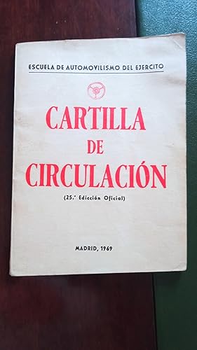 Imagen del vendedor de CARTILLA DE CIRCULACION DE AUTOMOVILES a la venta por Libreria Castrillo