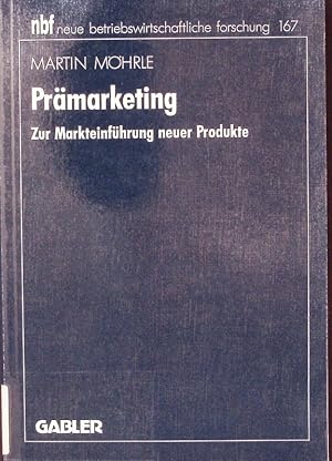 Imagen del vendedor de Prmarketing. Zur Markteinfhrung Neuer Produkte. a la venta por Antiquariat Bookfarm