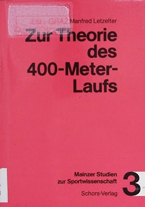 Seller image for Zur Theorie des 400-m-Laufs. for sale by Antiquariat Bookfarm