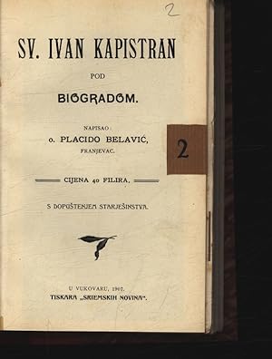 Bild des Verkufers fr SV. Ivan Kapistran (kroatisch) zum Verkauf von Antiquariat Bookfarm