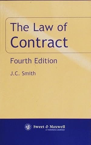 Image du vendeur pour The law of contract. mis en vente par Antiquariat Bookfarm