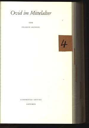 Bild des Verkufers fr Ovid im Mittelalter. zum Verkauf von Antiquariat Bookfarm