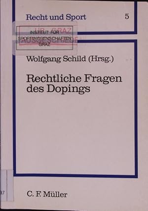 Bild des Verkufers fr Rechtliche Fragen des Dopings. Konstanzer Arbeitskreis fr Sportrecht . Herbsttagung 1985 . vom 31. Oktober bis 2. November . an der Deutschen Sporthochschule Kln. zum Verkauf von Antiquariat Bookfarm