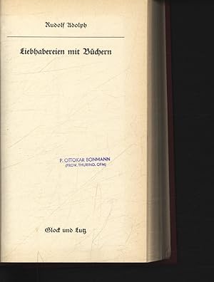 Imagen del vendedor de Liebhabereien mit Bchern. a la venta por Antiquariat Bookfarm