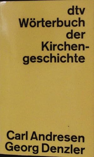 Wörterbuch der Kirchengeschichte.