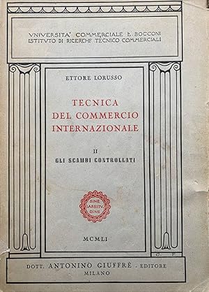 Immagine del venditore per Tecnica del commercio internazionale venduto da librisaggi