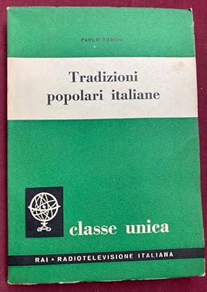 Bild des Verkufers fr Tradizioni Popolari Italiane. zum Verkauf von Plurabelle Books Ltd