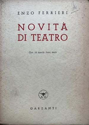 Seller image for Novit di teatro for sale by librisaggi