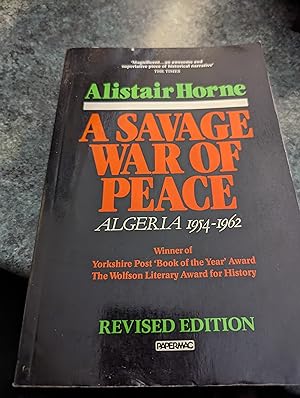 Seller image for A Savage War of Peace: Algeria, 1954-62 for sale by SGOIS