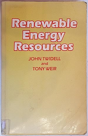 Imagen del vendedor de Renewable Energy Resources a la venta por Hanselled Books