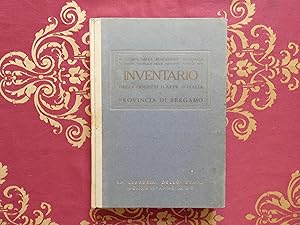 Seller image for Inventario degli oggetti d'arte d'Italia, Provincia di Bergamo Libreria dello stato 1931 for sale by Libreria antiquaria Britannico