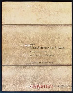 Une Americaine a Paris Un pied-a-terre par Francois Catroux