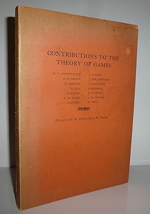 Image du vendeur pour Contributions To The Theory Of Games Volumes 1 mis en vente par Sekkes Consultants