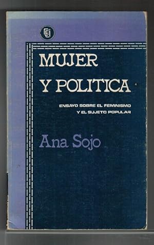 Imagen del vendedor de Mujer y politica: ensayo sobre el feminismo y el sujeto popular. a la venta por La Librera, Iberoamerikan. Buchhandlung