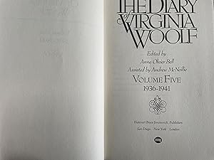 Seller image for The Diary of Virginia Woolf- Vol 5- 1936-1941 for sale by Taylor & Baumann Books, LLC