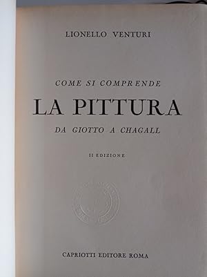 Immagine del venditore per Come si comprende la pittura da Giotto a Chagall venduto da librisaggi