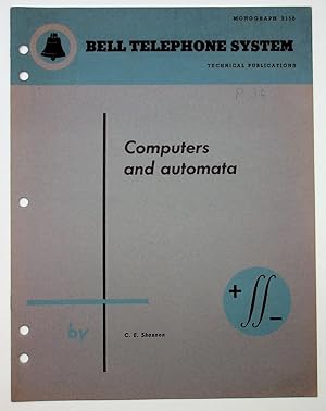 Computers and Automata [Bell Monograph]