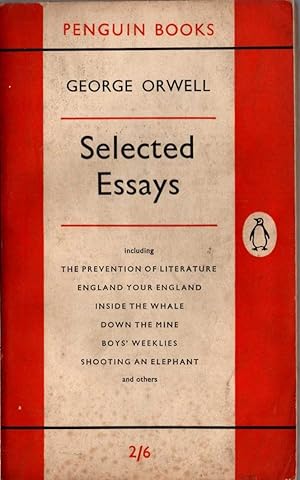 Seller image for SELECTED ESSAYS for sale by Mr.G.D.Price