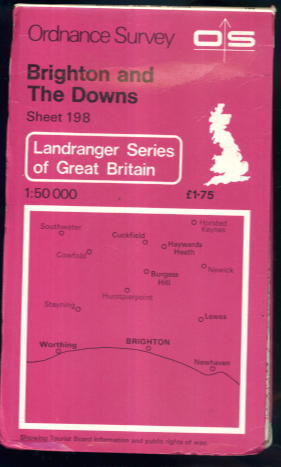 Brighton and the Downs Landranger Sheet 198