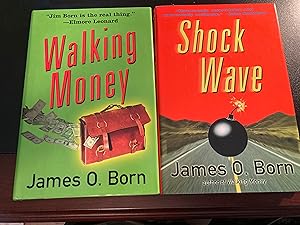 Walking Money, ("Bill Tasker" Series #1) First Edition, New, ** FREE copy ** of "SHOCK WAVE, ("Bi...