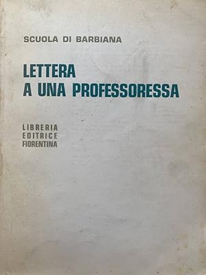 Immagine del venditore per Lettera a una professoressa venduto da librisaggi