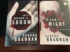 Seller image for Lot's Return to Sodom: A Liv Bergen Mystery, ("Liv Bergen Series #2), First Edition, New, ** BUNDLE & SAVE ** with an Advance Reader's Copy of "WIDOW'S MIGHT" , (Liv Bergen Series #3) , New, Unread copy for sale by Park & Read Books