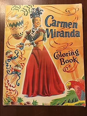 CARMEN MIRANDA COLORING BOOK