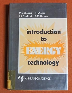 Image du vendeur pour Introduction to Energy Technology mis en vente par GuthrieBooks