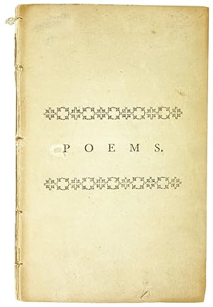 Poems. By the late Josias Lyndon Arnold, Esq; of St. Johnsbury (Vermont) formerly of Providence a...