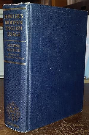 Bild des Verkufers fr A Dictionary of Modern English Usage (Second Edition) zum Verkauf von The Book House, Inc.  - St. Louis