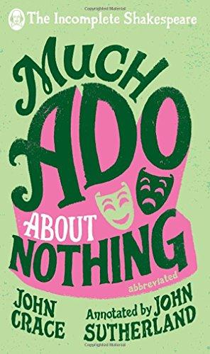 Seller image for Incomplete Shakespeare: Much Ado About Nothing for sale by WeBuyBooks