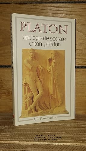 Seller image for APOLOGIE DE SOCRATE-CRITON-PHEDON for sale by Planet's books