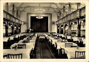 Bild des Verkufers fr Ansichtskarte / Postkarte Wernigerode im Harz, Verpflegungssttte Leo Tolstoi, Speiseraum zum Verkauf von akpool GmbH