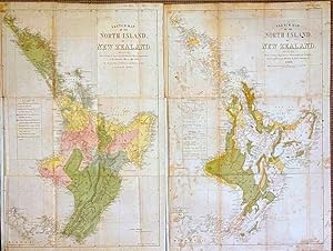 North Island New Zealand maps of 1869, in the aftermath of the NZ wars