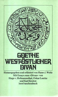 Bild des Verkufers fr West-stlicher Divan. zum Verkauf von Leonardu