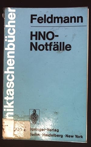 Seller image for HNO-Notflle. Kliniktaschenbcher for sale by books4less (Versandantiquariat Petra Gros GmbH & Co. KG)