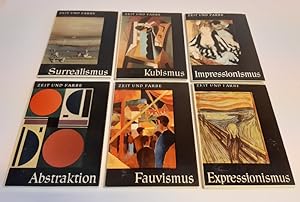 Zeit und Farbe. Eine Einführung in die neue Malerei. 6 BÄNDE (komplett): Impressionismus. - Fauvi...
