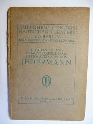 DAS ALTE SPIEL VON JEDERMANN - SIEBZEHN FIGURINEN VON ALFRED ROLLER UND SIEBEN SCHAUSPIELERBILDNI...