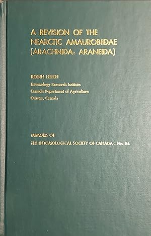 A Revision Of The Nearctic Amaurobiidae (Arachnida: Araneida)