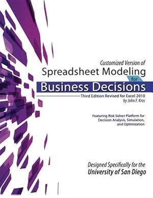 Seller image for Spreadsheet Modeling For Business Decisions for sale by GreatBookPricesUK