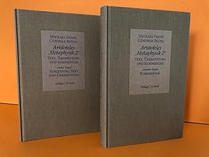 Aristoteles Metaphysik Z. Text, Übersetzung und Kommentar. 2 Bände.