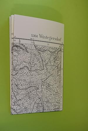 Bild des Verkufers fr Topographische Karte; Teil: 5364., Wstegiersdorf zum Verkauf von Antiquariat Biebusch