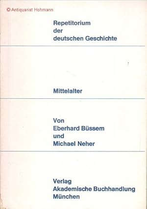 Bild des Verkufers fr Repetitorium der deutschen Geschichte. Mittelalter. Manuskript. zum Verkauf von Antiquariat Hohmann