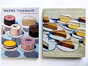 WAYNE THIEBAUD 100 Paintings Prints and Drawings + WAYNE THIEBAUD A PAINTINGS RETROSPECTIVE - TWO...