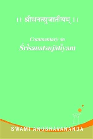 Seller image for Commentary on Srisanatsujatiyam for sale by GreatBookPrices