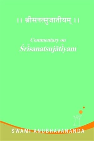Imagen del vendedor de Commentary on Srisanatsujatiyam a la venta por GreatBookPrices