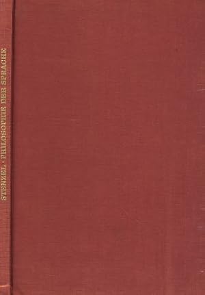 Bild des Verkufers fr Philosophie der Sprache. Nachdruck der ausgabe 1934 zum Verkauf von Fundus-Online GbR Borkert Schwarz Zerfa