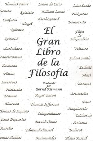 Image du vendeur pour El gran libro de la filosofia -Language: spanish mis en vente par GreatBookPrices