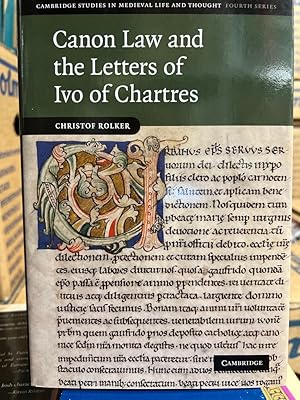 Bild des Verkufers fr Canon Law and the Letters of Ivo of Chartres (Cambridge Studies in Medieval Life and Thought: Fourth Series, Band 76) zum Verkauf von Fundus-Online GbR Borkert Schwarz Zerfa