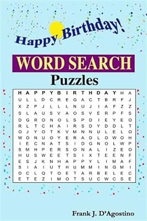 Bild des Verkufers fr Happy Birthday Word Search zum Verkauf von GreatBookPrices